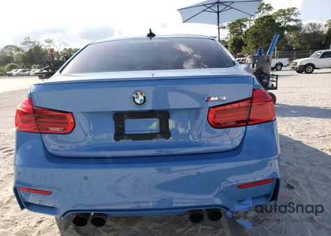 2017 BMW M3 z USA, uszkodzony, nr VIN WBS8M9C30H5G85547